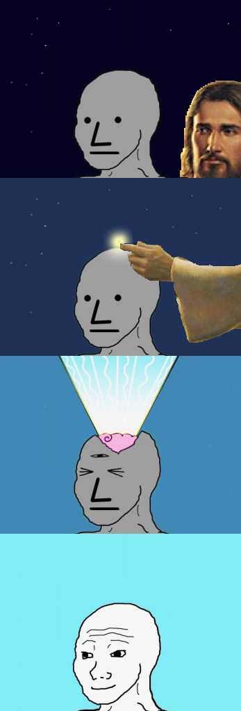 NPC made conscious by God