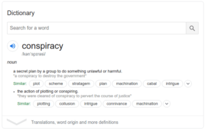 Conspiracy definition